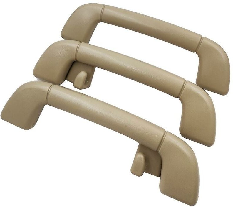 Woosien - 3 Stück Auto Dach Armlehne Zuggriff Haltegriff Handlauf für Yaris Vios Previa Prius vorne + hinten