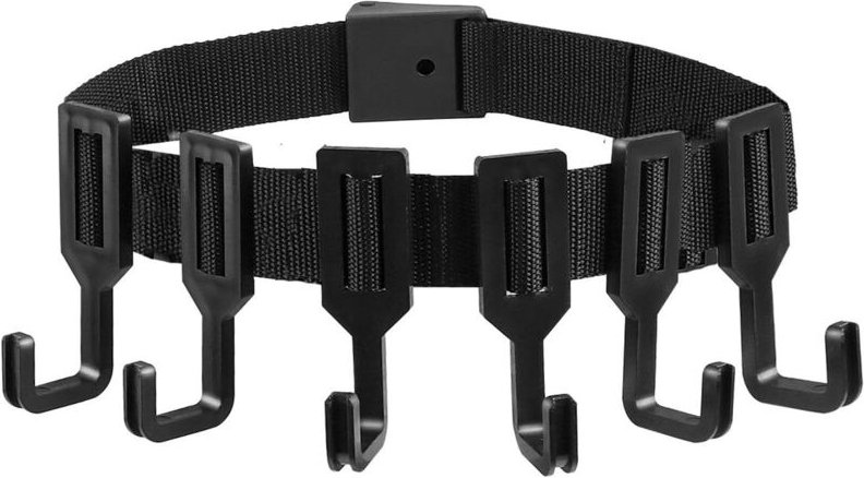 Baumständer mit 6 großen Haken zur Zubehörhalterung, leichter Mehrfachhakenständer, Outdoor-Ständer mit Haken für Bogen ...