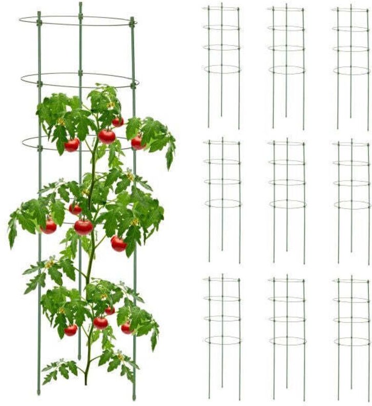 Set of 10 plant supports 90 cm