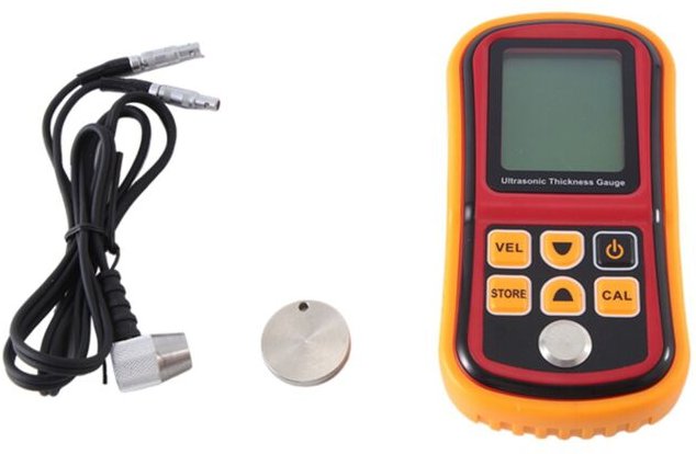 Ultraschall-DickenmessgeräT GM100 1,2-225 Mm (Stahl) Digitales LCD-Ultraschall-DickenmessgeräT Tester Gauge 0,1 AuflöSun...