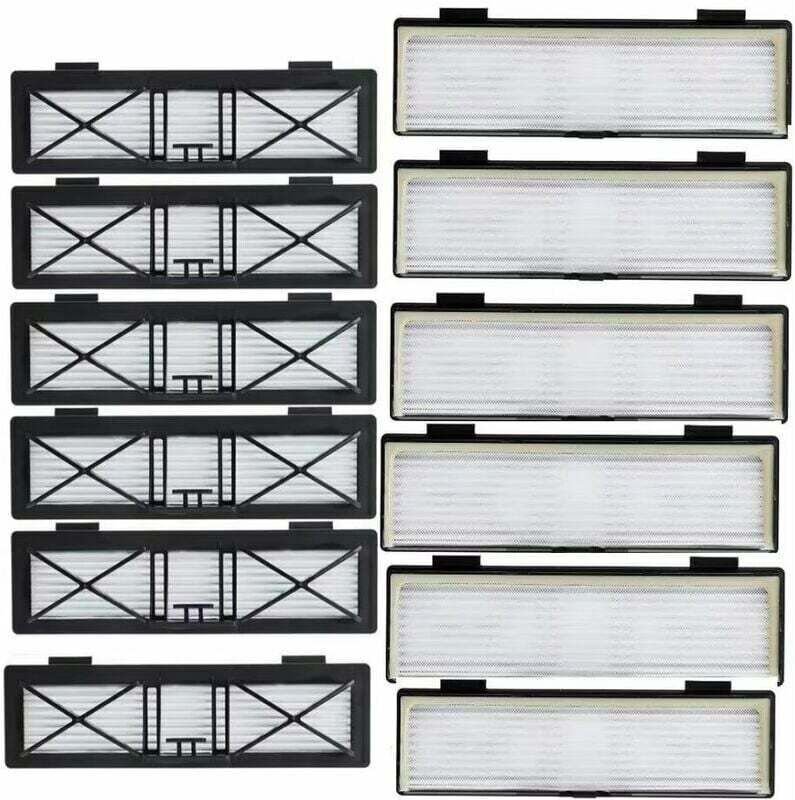 Set mit 12 Aufsatzfiltern für Neato Botvac, Neato Botvac, D75/80/85 Aufsatzserie, inklusive kostenloser Reinigungsbürste