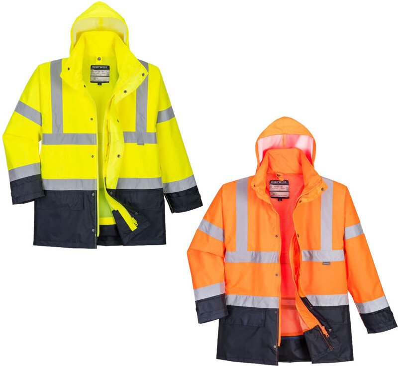Portwest S768 5 in 1 Executive wasserdichte Warnschutzjacke - XXL - Naranja