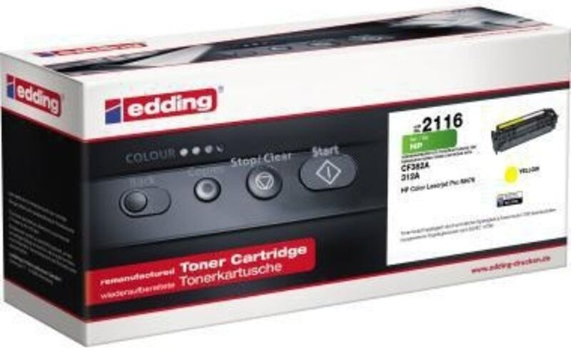 Toner kein Originalzubehör Kompatibel mit: HP 312A EDD-2116 ca. 2.700 Seiten gelb