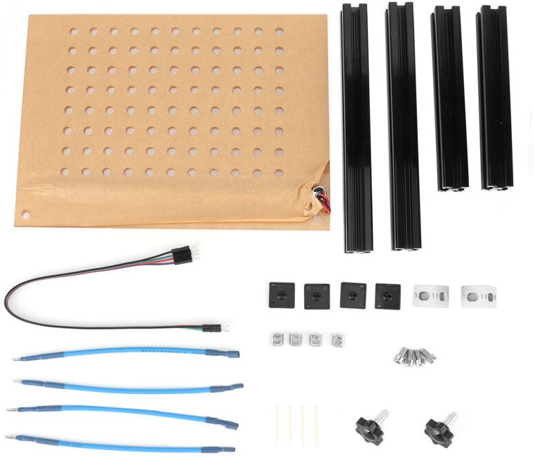 Yctze BDM Frame ECU-Halterung, stabiler tragbarer Kfz-Steuergeräte-Schreibteststand mit Sondenhalterung für KTAG, Kess, ...
