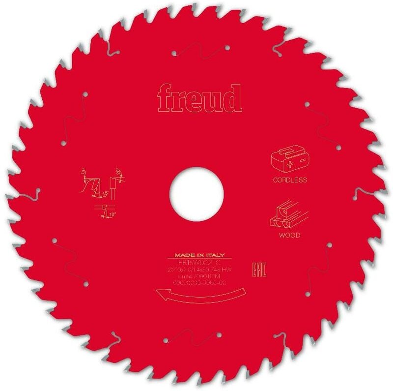 Freud - Sägeblatt für Akku-Handkreissäge Ø210 1,7/1,2 AL30 Z48 ba 15° - F03FS10069 -FR15W002TC
