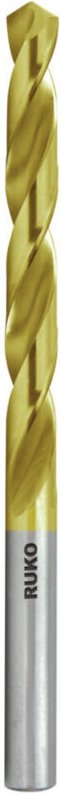 RUKO Spiralbohrer DIN 338 Typ N HSS G TiN, D. 15mm 5 Stk