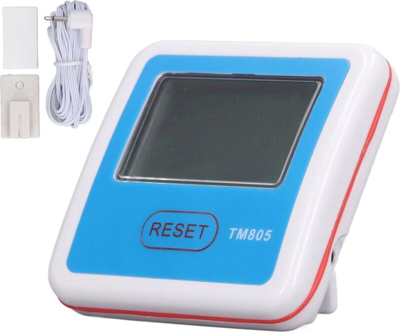 Digitales Thermometer mit LCD-Anzeige und Temperatursensor für Kühlschrank, Gefrierschrank und Aquarium