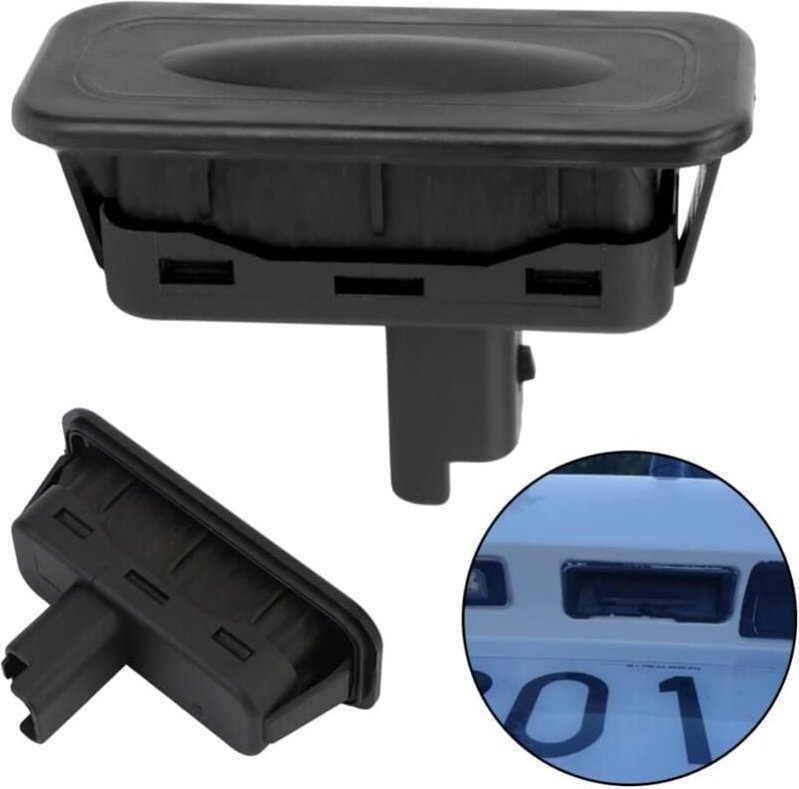 Zentralverriegelungskoffer-Schalter für Auto für Renault Clio Megane Captur Kangoo Fluence Heckklappenschalter schwarz 8...