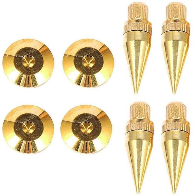 4 Pièces Isolation M6 36mm Plaqué Cuivre Spike Base Pad Pour Haut-Parleur Amplificateur