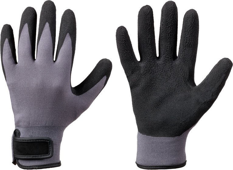 FASTGRIP STRONGHAND Handschuhe, Nylon / Latex, Grau / Schwarz, CAT 2, Gr.09