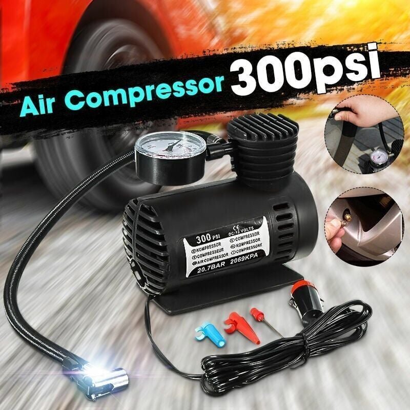 12V 300PSI Universal Auto Mini Elektrische Luftpumpe Tragbare Reifen Luftpumpe Auto Kompressor Pumpe für Auto Motorrad B...