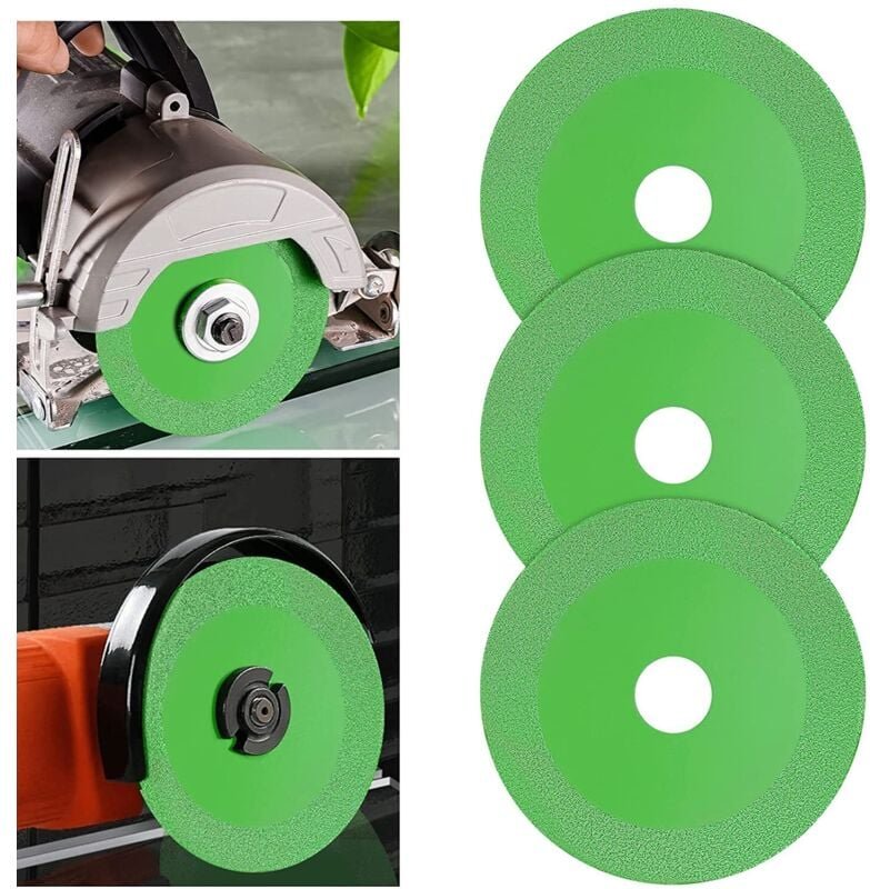 3-teiliges Set Glastrennscheiben, 125 mm Diamant-Fliesentrennscheiben, Diamanttrennscheiben, Fliesentrennscheiben für Fl...