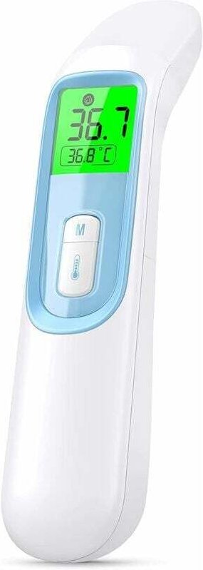 Stirnthermometer für Erwachsene, berührungsloses Infrarot-Thermometer, medizinisches Stirn- und Ohrthermometer mit Fiebe...