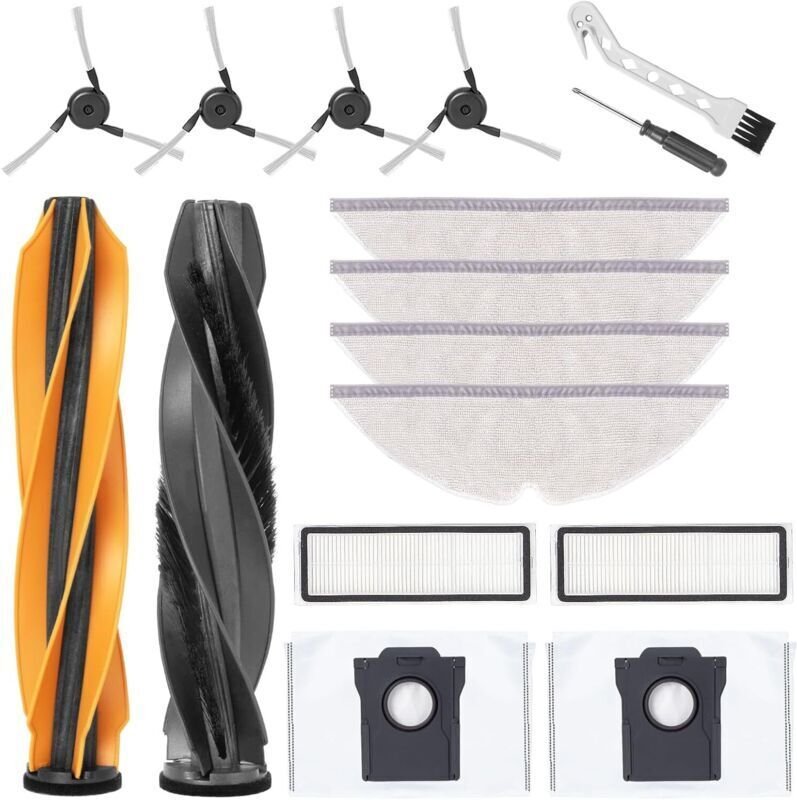 Zubehörset für Dreame D20 / D20 Pro Plus Saugroboter (16 Ersatzteile)