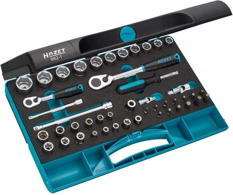 Steckschlüssel Satz, Vierkant hohl 10 mm (3/8), Vierkant hohl 6,3 mm (1/4), Sechskant massiv 6,3 (1/4), Sechskant massiv...