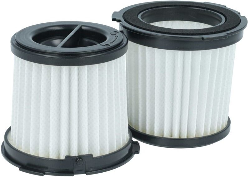 vhbw 2x Staubsaugerfilter Ersatz für Worx WA6077 für Staubsauger - HEPA-Filter Schwarz Weiß