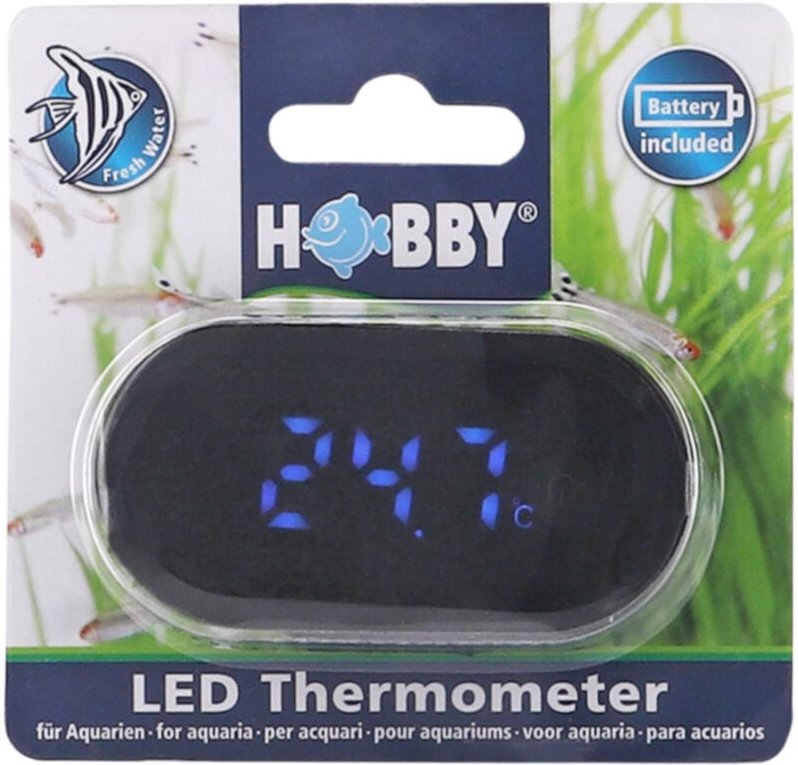 Hobby - led Thermometer Aqua für Aquarien - inkl. Batterie