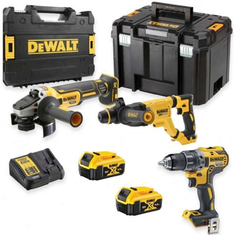 Dewalt - Set 3 Werkzeuge xr 18V 5AH Li-Ion Brushless DCK327P2T-QW