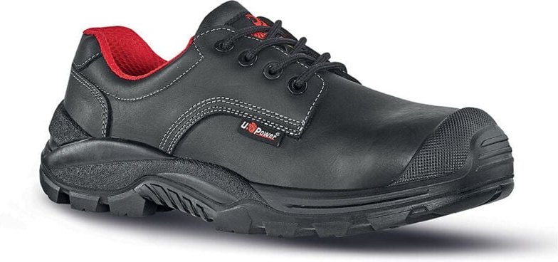 Sicherheits-Sneaker LOW CURLY S3 ESD UK SRC - Schwarz/Rot 41