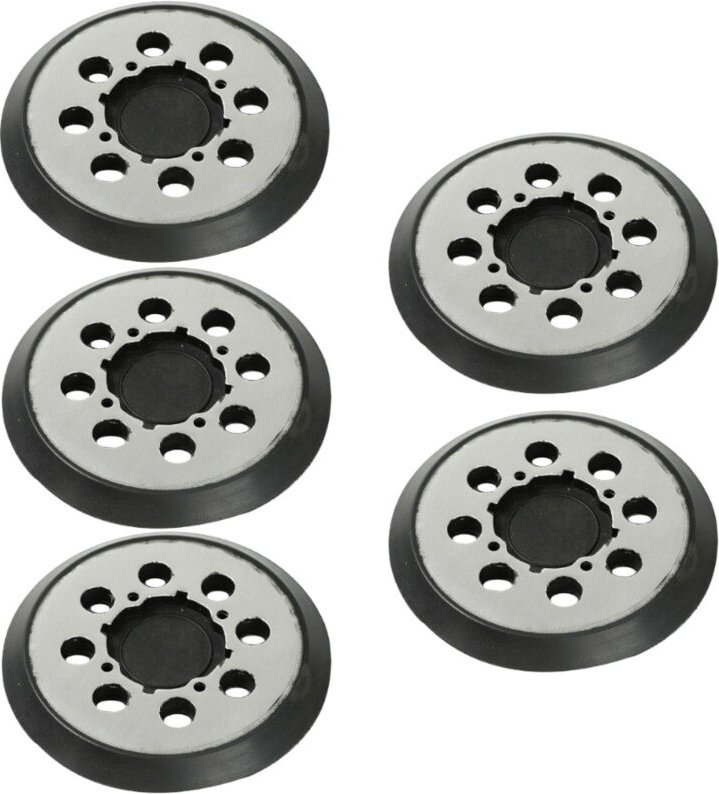 Trade-Shop 8-Loch + 4-Loch Klett Klett Schleifteller Stützteller Ø125mm für Dewalt dcw 210 n, dcw 210 P1, dwe 6420, Craf...