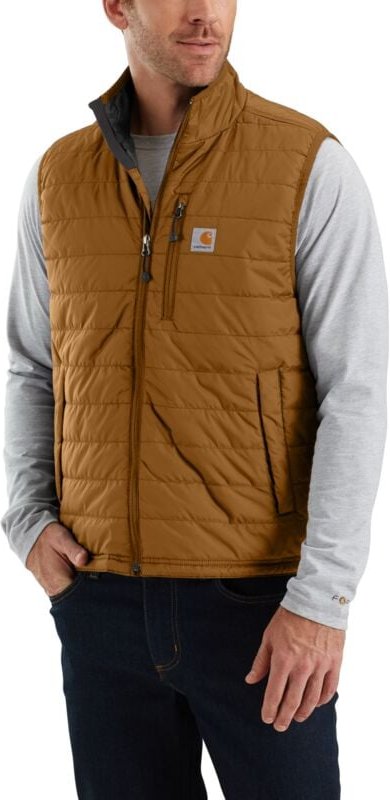 Carhartt - rmellose Weste Gilliam Vest Brown t.s - 102286-BRN-S