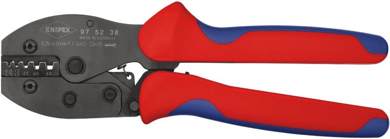 Knipex - preciforce 97 52 38 Crimpzange Aderendhülsen 0.25 bis 6 mm²