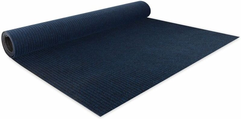 Messeteppich auf Maß Atlas Blau 100 x 300 cm