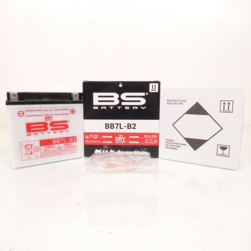 bs battery für roller mbk 125 doodo 2000 bis 2005 yb7l-b2 / 12v