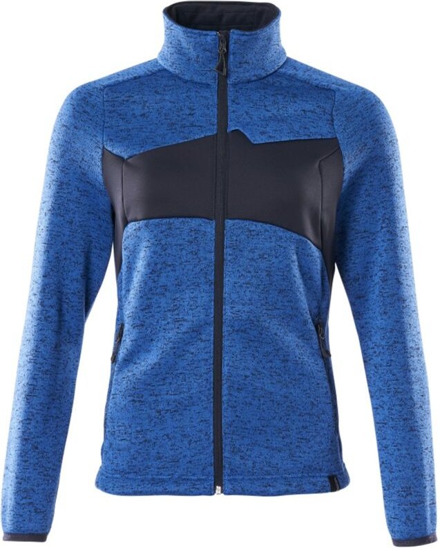 Thumbnail - Accelerate Strickpullover mit Reißverschluss, Damenpassform 18155 Gr. xl azurblau/schwarzblau - Mascot