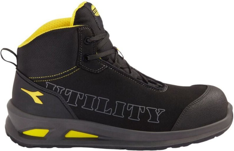 Diadora Smart Softbox Mid S3L FO SR ESD Sicherheitshochschuhe - 48 EU - Nero