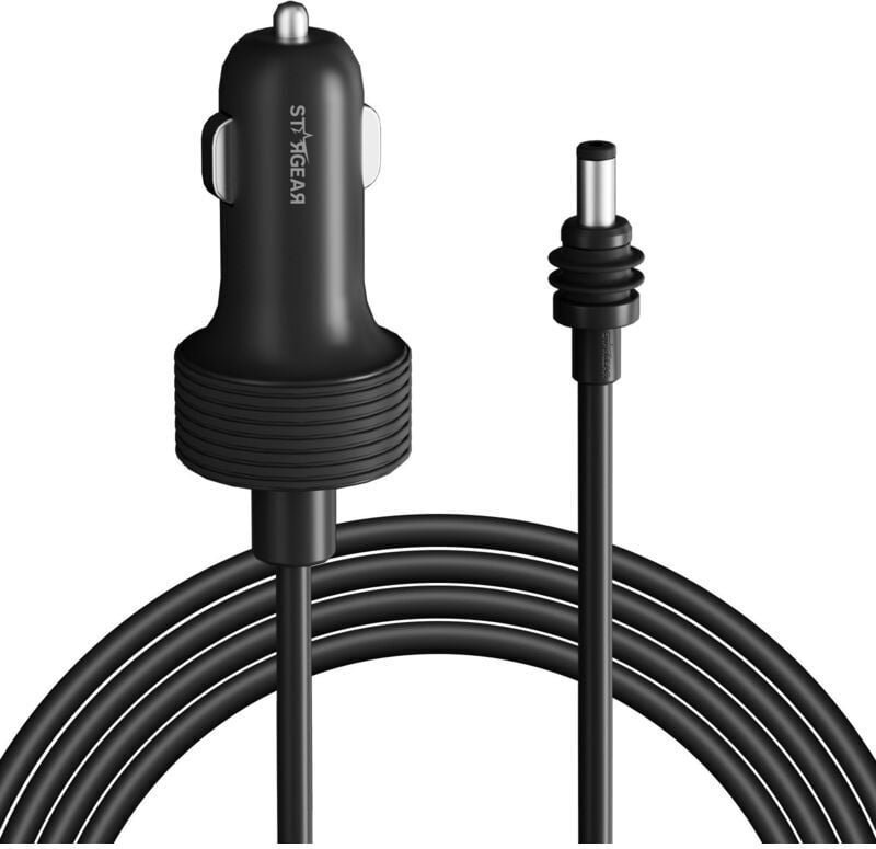 Starlink Mini-Zigarettenanzünder-Adapter, 12 V, 24 V, 48 V, robustes 16 AWG-Kabel, Autoladegerät auf Gleichstromkabel, e...