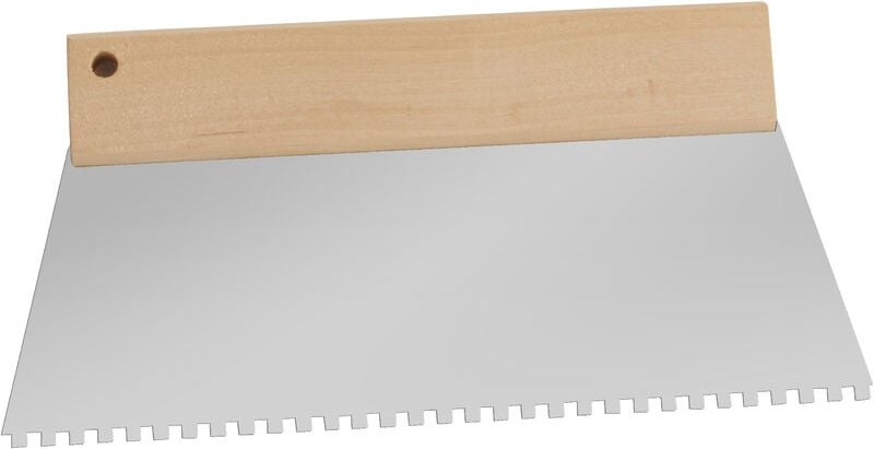 Tectool - kleberverteilspachtel E4, trapezform, 180MM