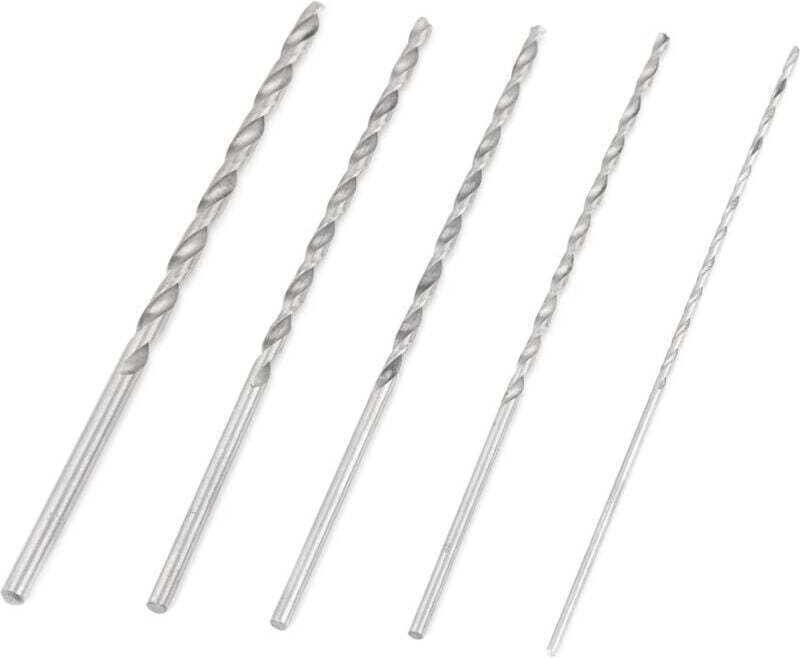 Extra lange Spiralbohrer, 2 mm, 3 mm, 3,5 mm, 4 mm Durchmesser, Hochgeschwindigkeitsstahl-Spiralbohrer-Set zum Bohren, B...