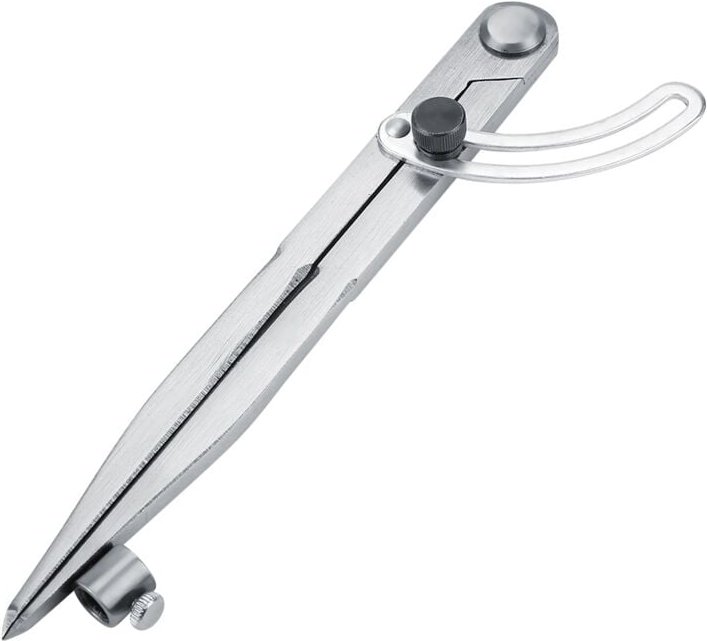 200-mm-Flügelseparator für Leder, Lederkompass, Lederkompass-Werkzeug, verstellbarer Stahlseparator, Rotationswerkzeug, ...