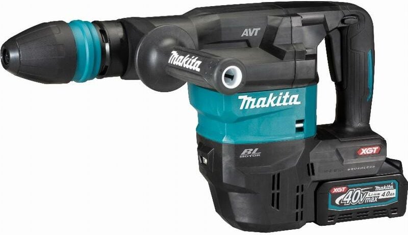 Makita - Akku-Stemmhammer HM001GM201, 40V, SDS-max, 2x 4,0 und Ladegerät