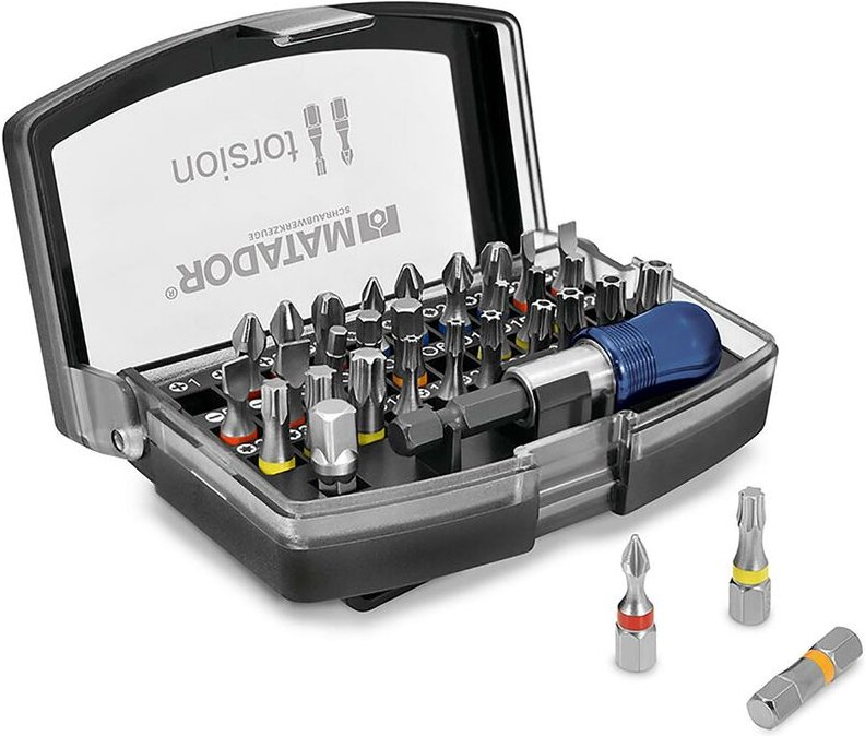 Bit-Satz torsion, 32-tlg., 6,3 mm (1/4'