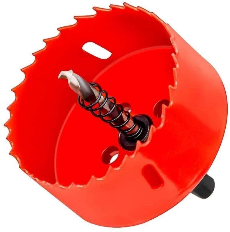 75-mm-Universal-Lochsäge von Placo mit M42-Bimetallbohrer für dünnes Metall, PVC-Platten, Gips und Holz