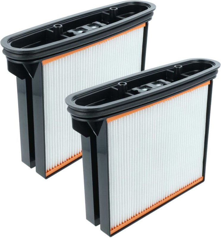 vhbw 2x Flachfaltenfilter H11 kompatibel mit Starmix iPulse H-1635 Safe Plus Industriestaubsauger Nass-/Trockensauger St...