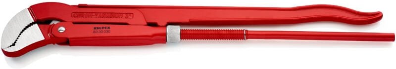 Knipex - 83 30 030 Rohrzange S-Maul rot pulverbeschichtet 680 mm