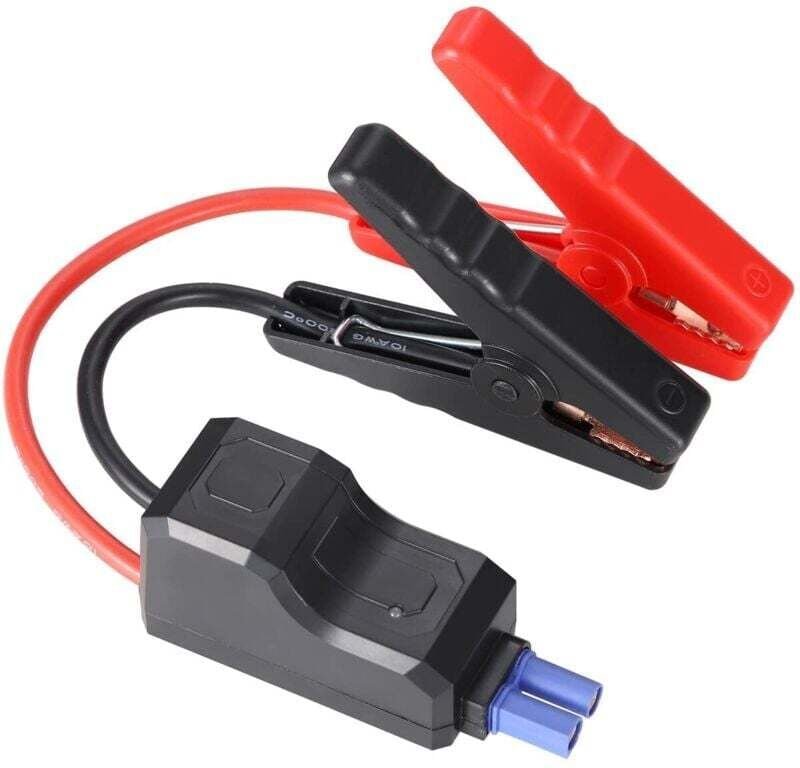 1 Stück tragbares Starthilfekabel für 12,6 V/16,8 V Starthilfegeräte, Ersatz-Krokodilklemme