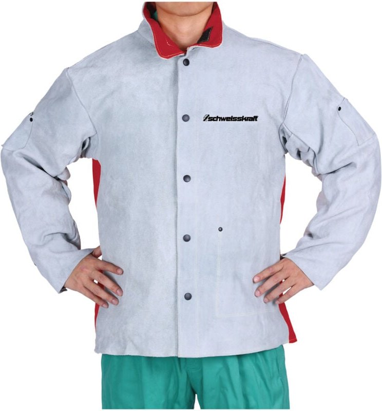 SCHWEIßKRAFT 1616200XL Gr. XL Schweißerjacke mit Geweberücken
