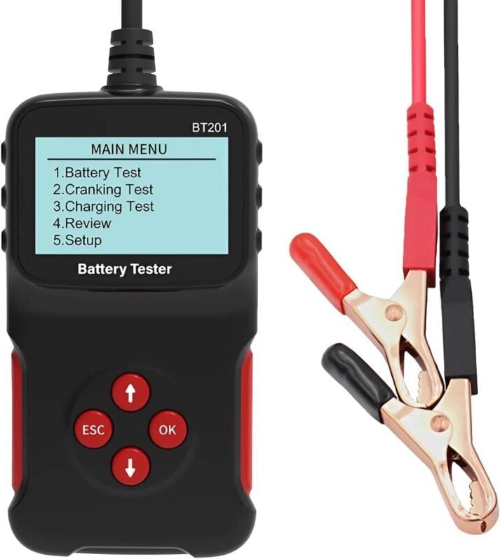 12-V-Autobatterietester – 100–2000 CCA-Belastungstest – Überprüfen Sie den Batteriezustand, das Anlassen und Laden für A...