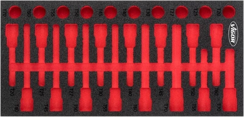 VIGOR Weichschaum-Einlage, leer V5095-L