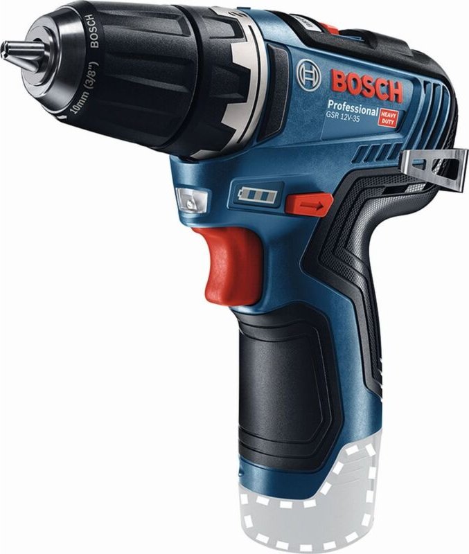 Bosch Akku-Bohrschrauber gsr 12V-35 Professional ohne Akku ohne Lader im Karton