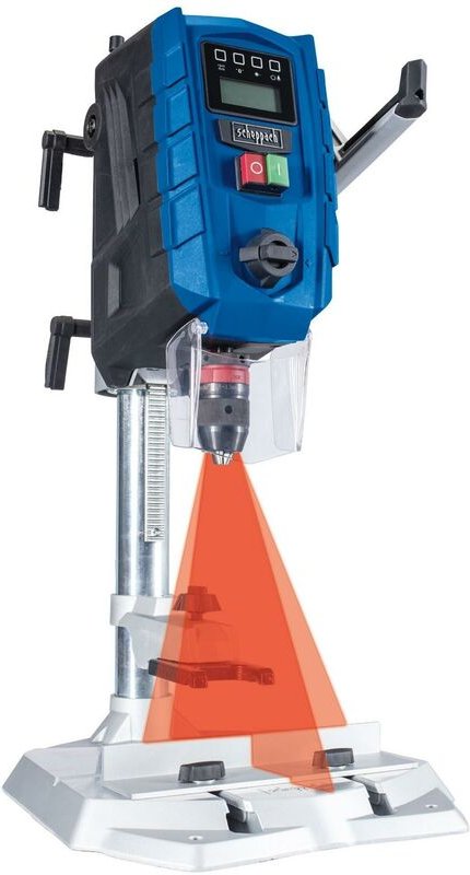 Scheppach - Tischbohrmaschine DP60 710 w Laser led 13 mm Bohrfutter Handgriff