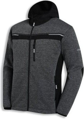 uvex Softshelljacke perfect schwarz, anthrazit-melange Gr. S