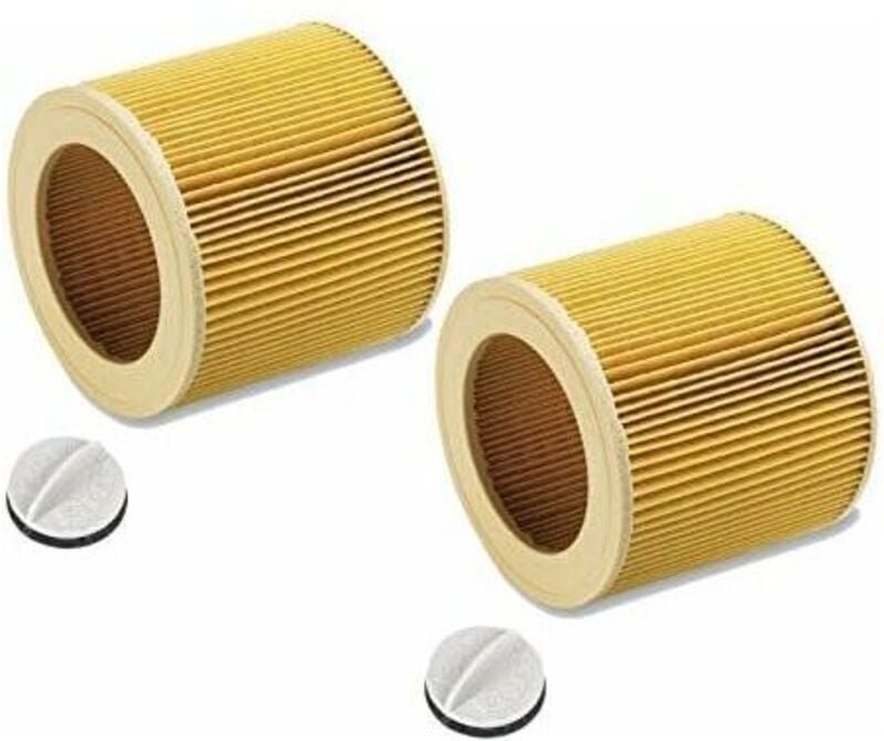 Filtro de cartucho para Karcher WD2, WD3, MV3, etc. como 6.414-552.0 - 2 piezas