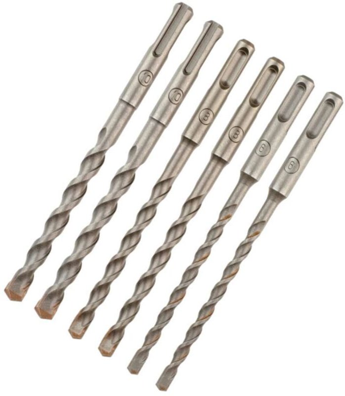Hammerbohrer-Set 6-tlg. SDS-plus, 2x 6 / 2x 8 / 2x 10 mm - Dewalt