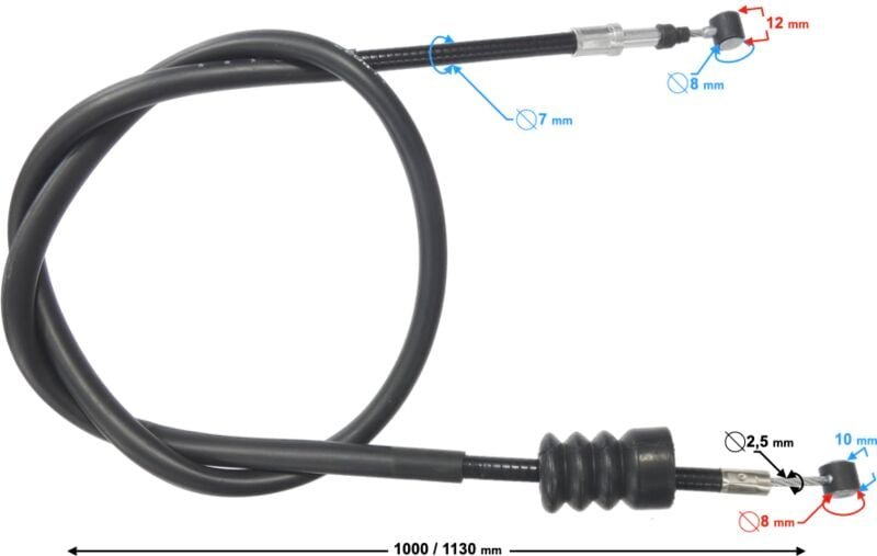 VOGE 650DS Kupplungszug