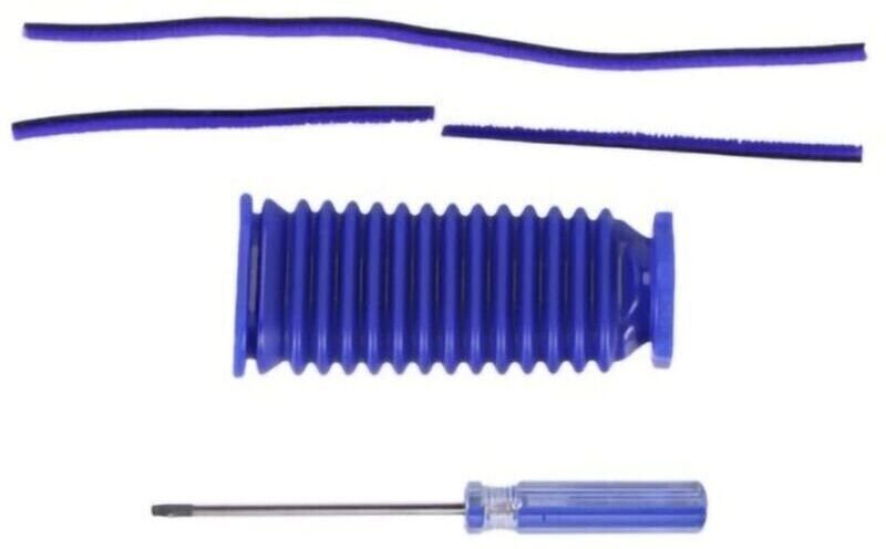Ersatz-Schlauchset mit weichem Plüschband und Schraubendreher für Dyson V7 V8 V10 V11 Staubsauger (Ersatzteil)